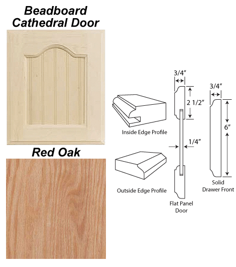 Dartmouth Beaded Cathedral Sample Door
