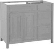 Provincial Oak Vanities - Unfinished Kitchen Cabinets