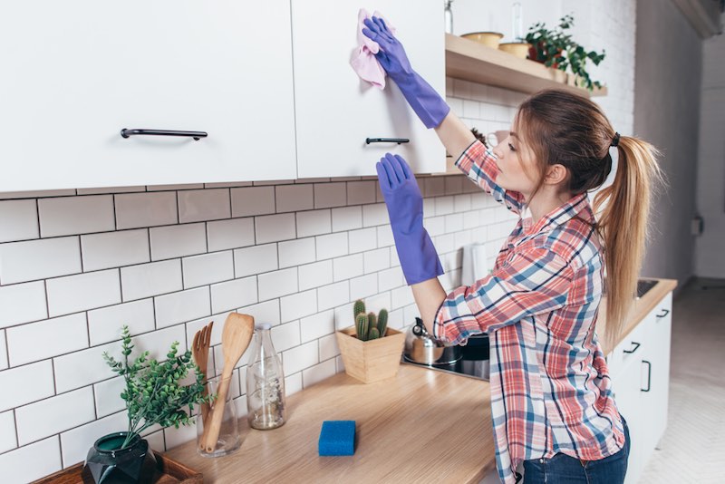 How to Clean Kitchen Cabinets and Keep Them Shining